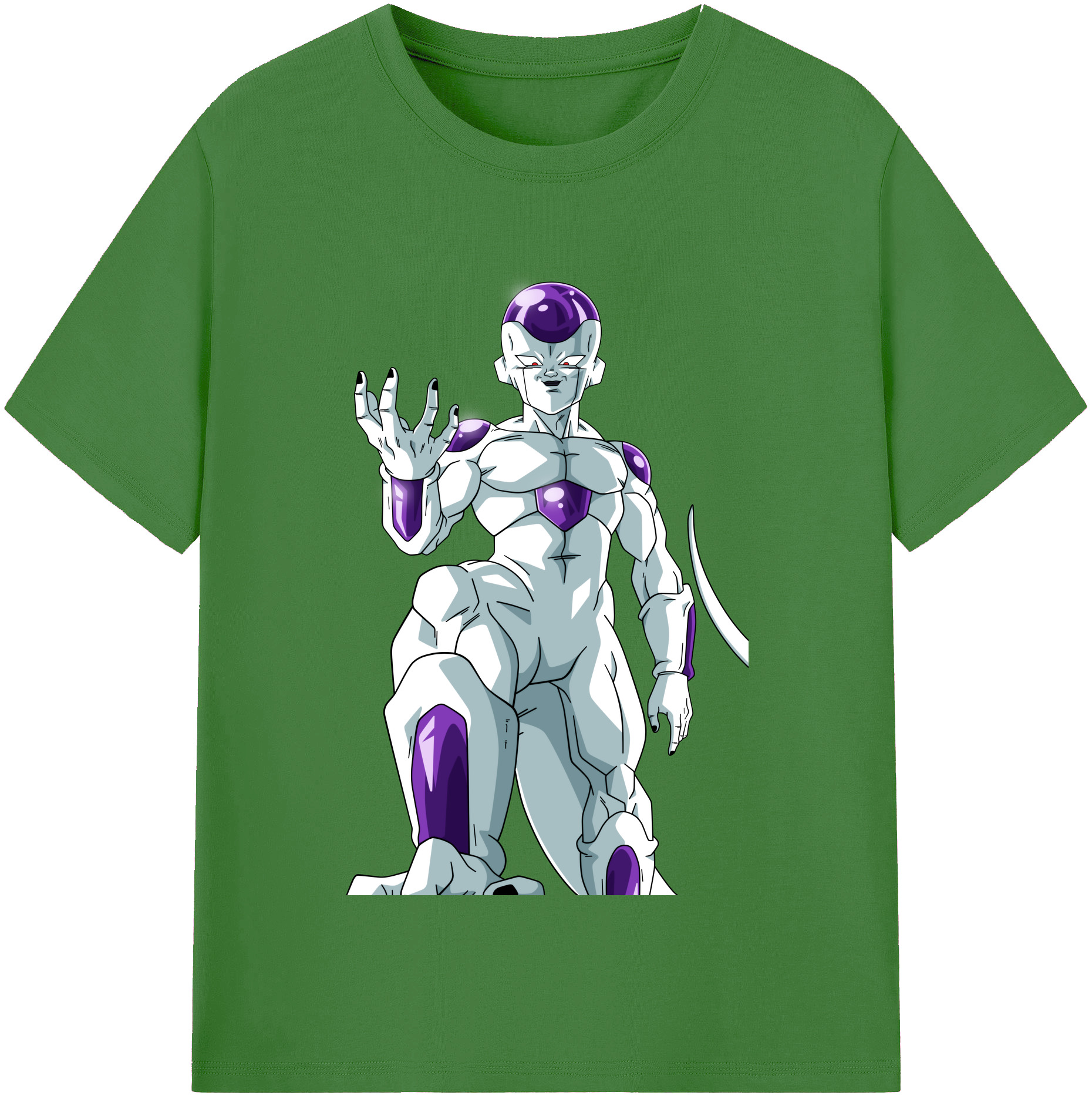 （画像用） ドラゴンボール フリーザ DRAGON BALL Frieza レディースカジュアルプリントTシャツ（綿100％）